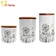 Simple floral dinnerware set